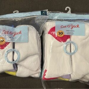 Cat & Jack Colorful Crew Socks 10-Pack